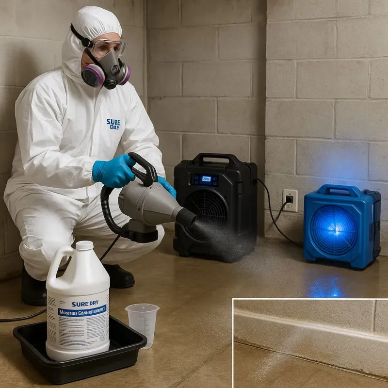 Sanitization and Odor Removal process in Chisholm, ME